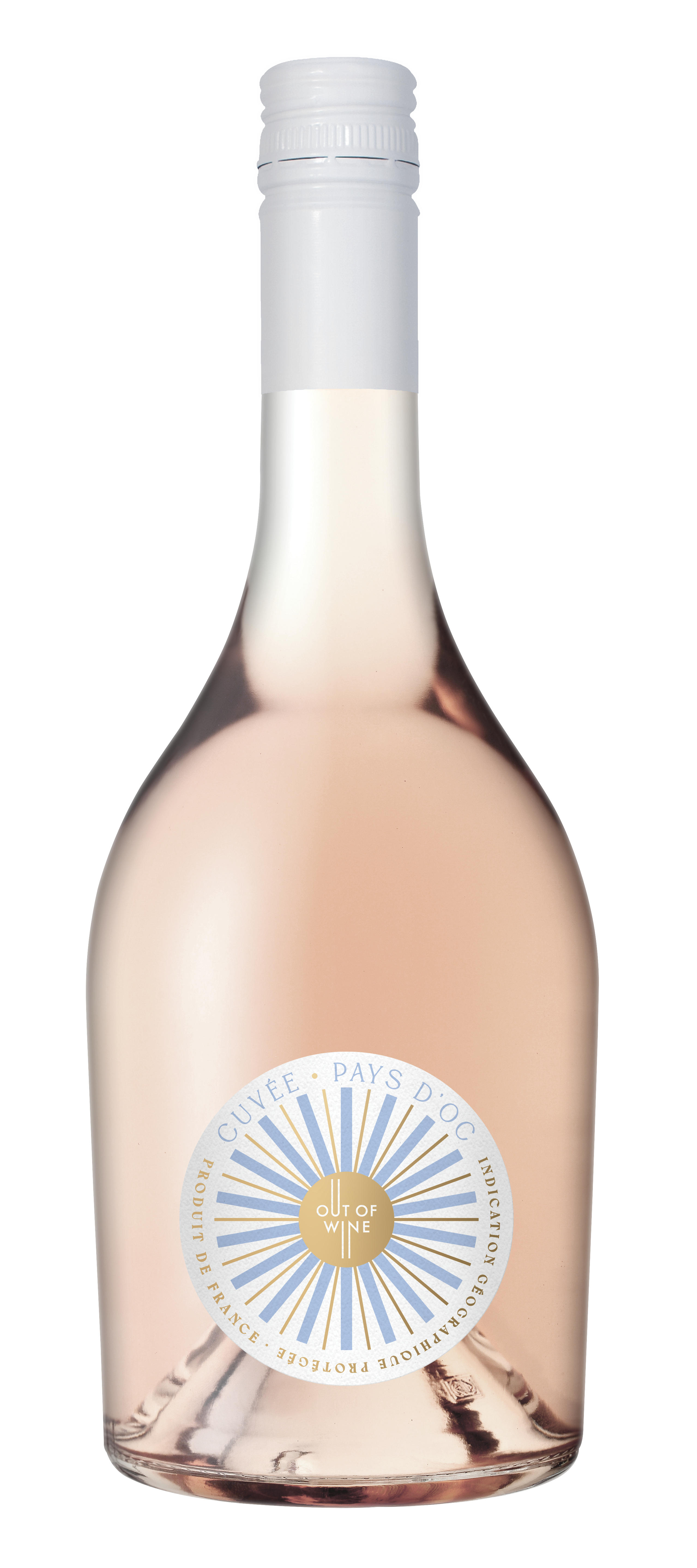 MOCK UP OUT OF WINE PAYS D'OC ROSE